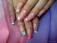 Наращивание ногтей(гель.акрил) от 2500тенге. Маникюр от 500 тенге - Изображение #3, Объявление #746886