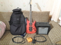 Продам комплект электрогитара, чехол, усилитель, педаль и мелочевку - Изображение #1, Объявление #1384613