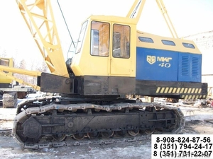 В продаже имеются гусеничные краны МКГ-25,  МКГ-25 БР,  МКГ-25.01,  МКГ-40. Кранам 