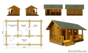 Срубы домов и Бань 