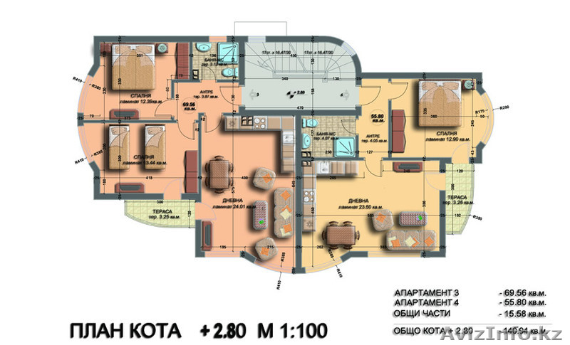 Продам дом 700кв.м., участок 6 соток, 5 этажей по 2 квартиры на этаж 600 евро/м2 - Изображение #5, Объявление #108297