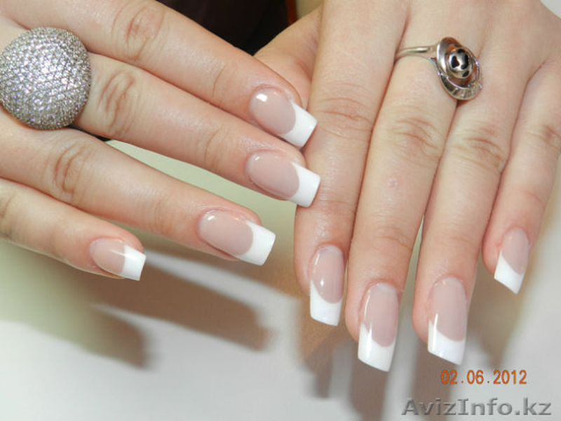 Наращивание ногтей(гель.акрил) от 2500тенге. Маникюр от 500 тенге - Изображение #1, Объявление #746886